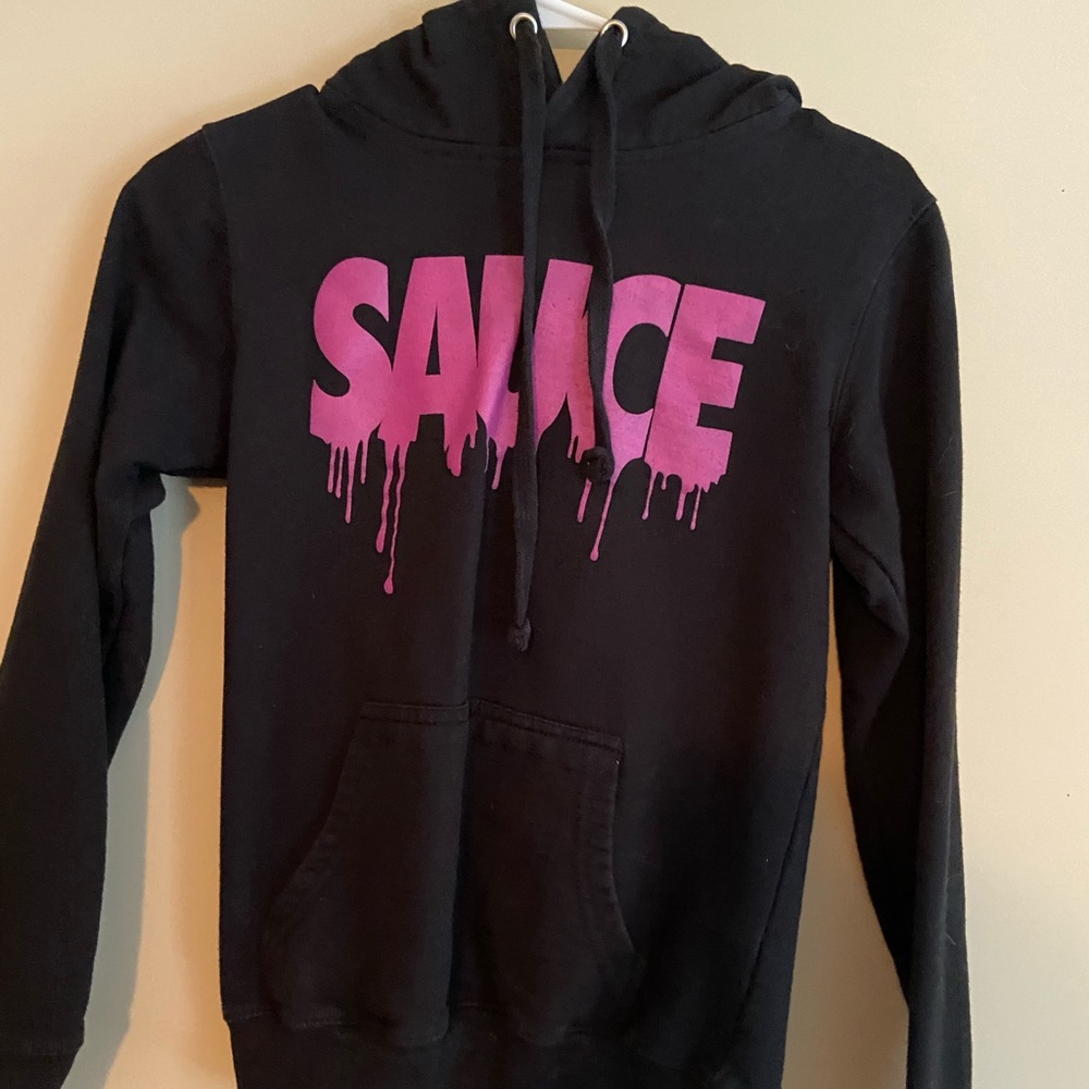 Black long sleeve sweatshirt